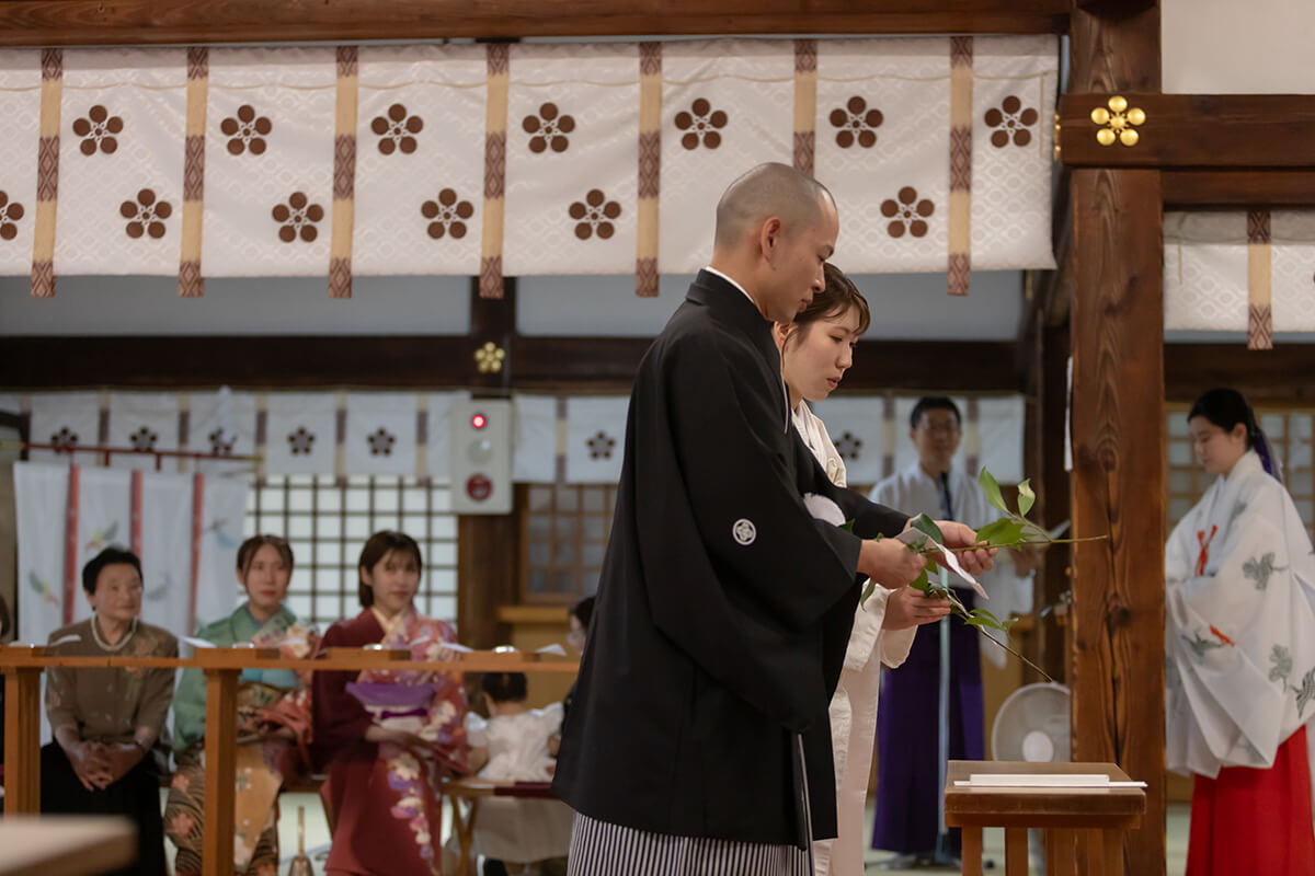 尾山神社で挙げられたお客様の結婚式写真10