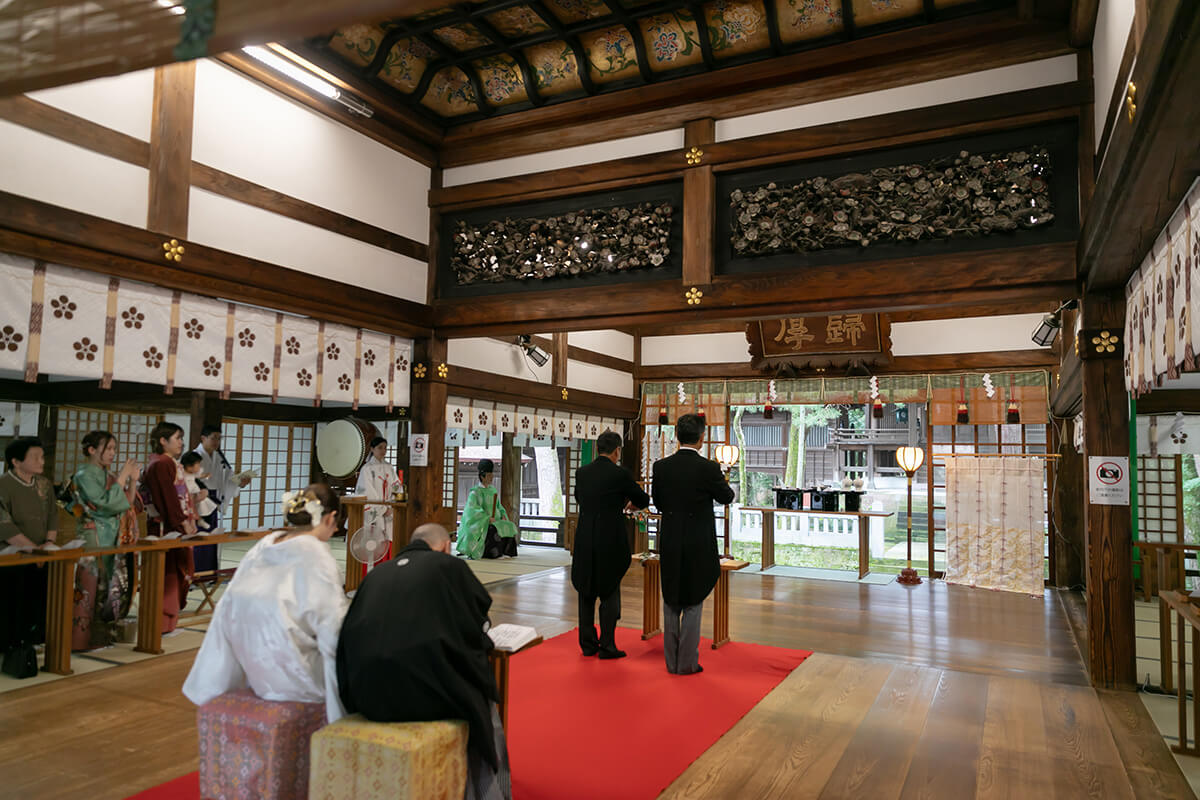 尾山神社で挙げられたお客様の結婚式写真12