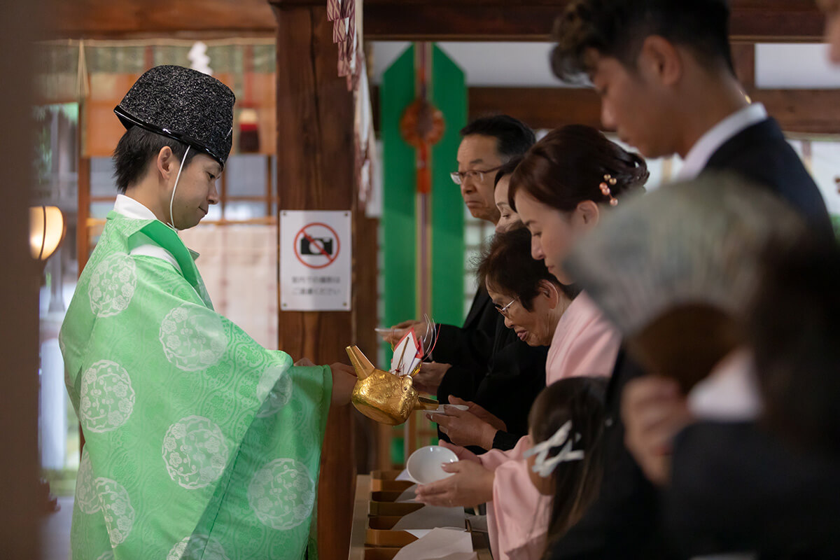 尾山神社で挙げられたお客様の結婚式写真13