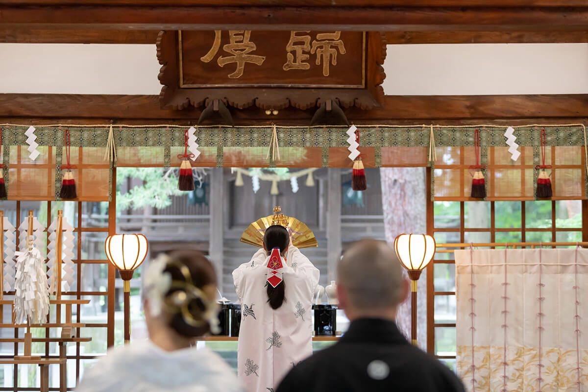 尾山神社で挙げられたお客様の結婚式写真14