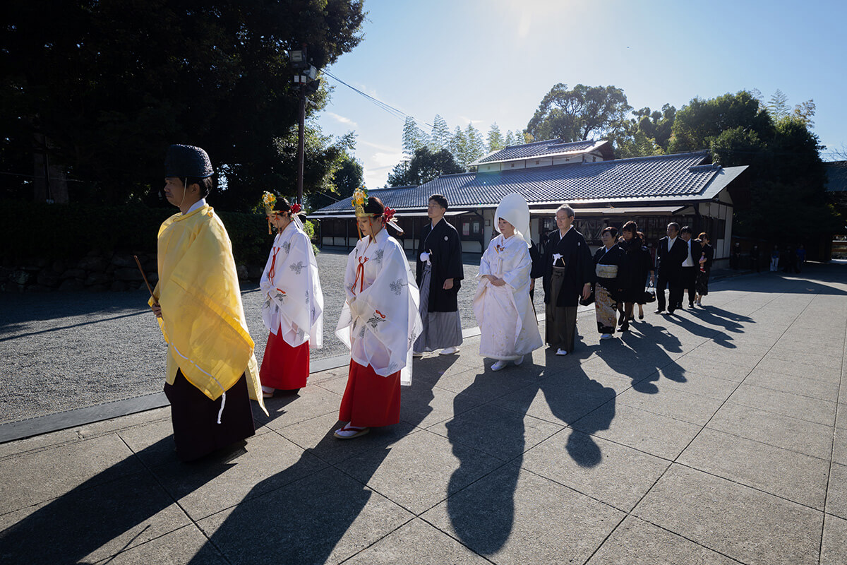 健軍神社で挙げられたお客様の結婚式写真02