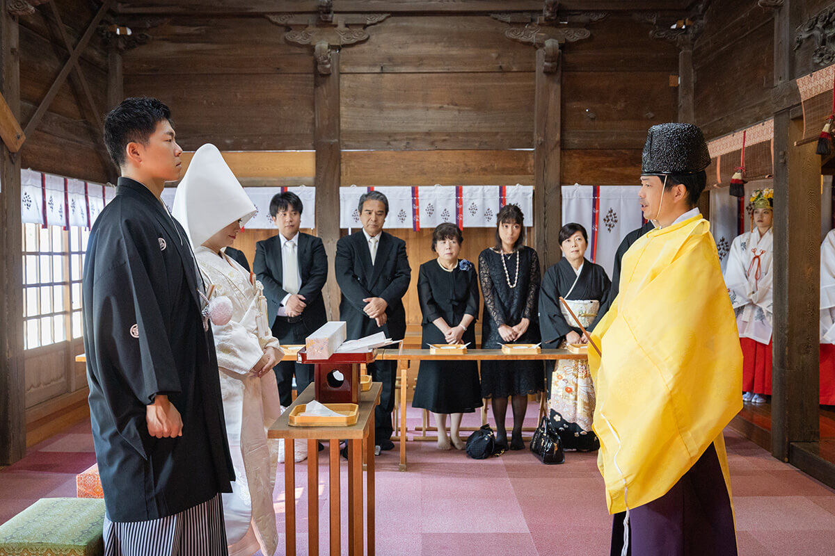 健軍神社で挙げられたお客様の結婚式写真11