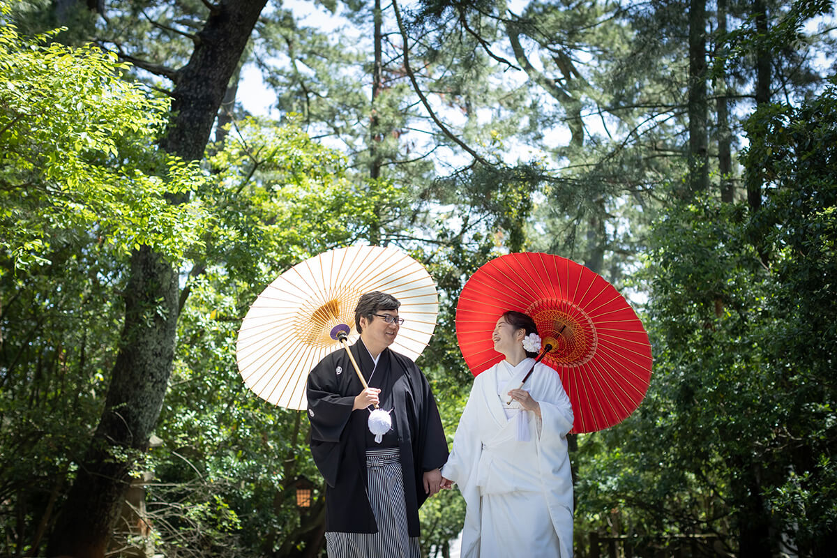 安宅住吉神社で挙げられたお客様の結婚式写真01