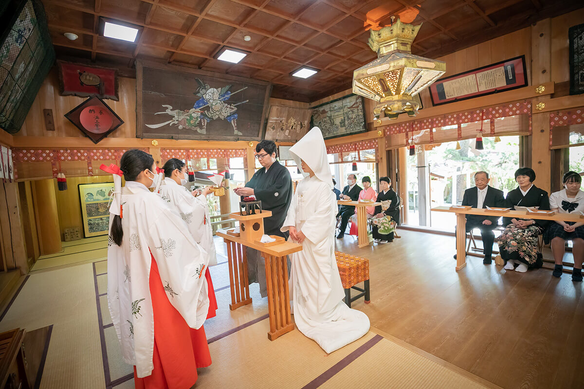 安宅住吉神社で挙げられたお客様の結婚式写真08
