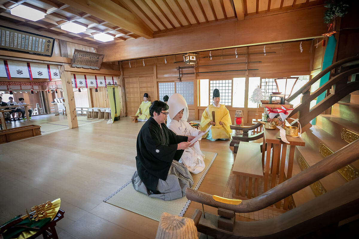 安宅住吉神社で挙げられたお客様の結婚式写真10
