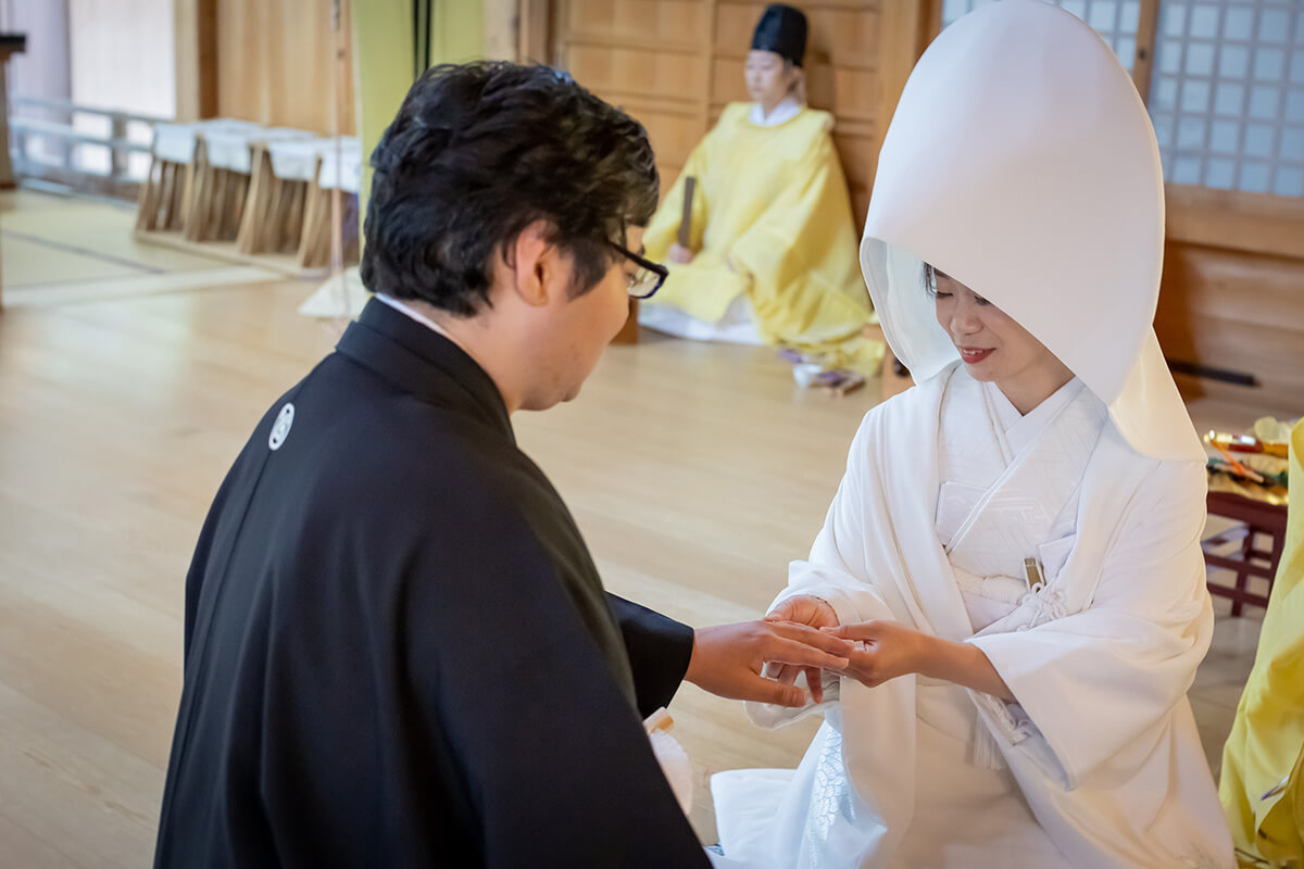 安宅住吉神社で挙げられたお客様の結婚式写真11