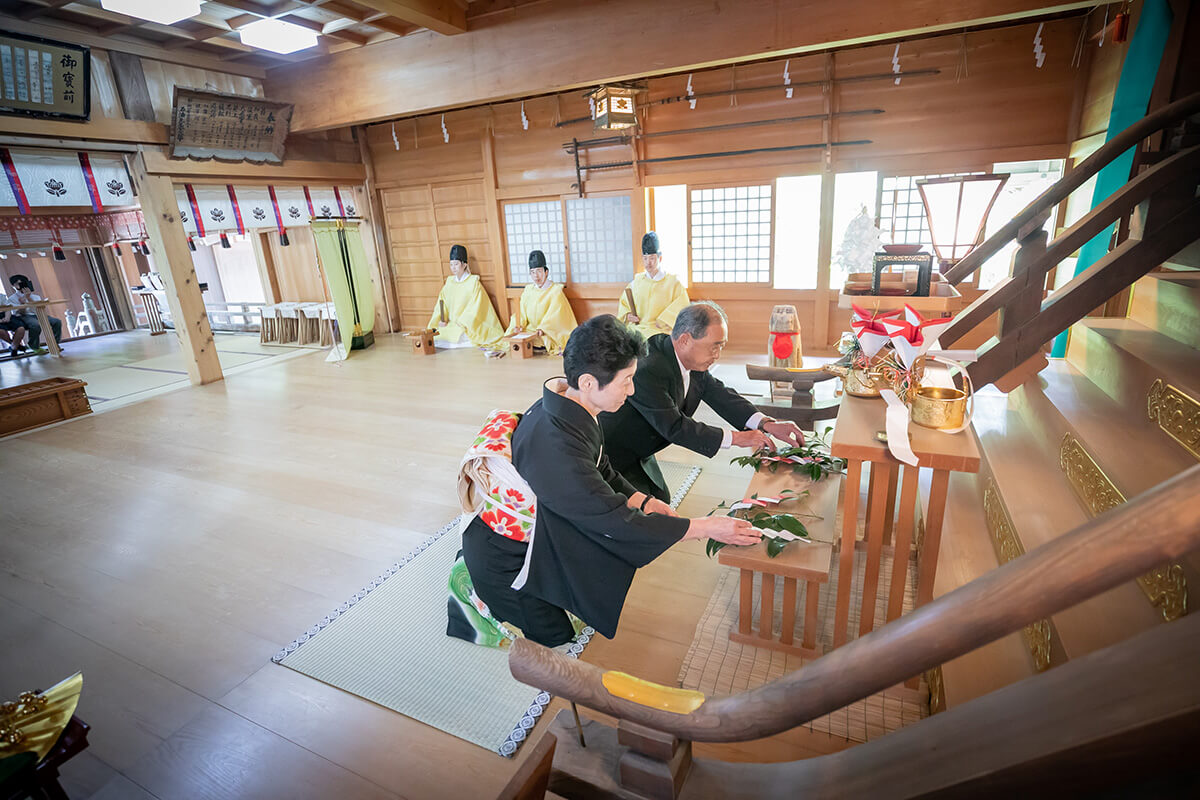 安宅住吉神社で挙げられたお客様の結婚式写真13