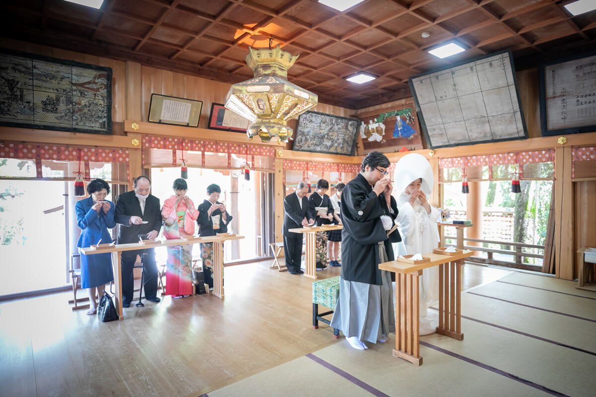 安宅住吉神社で挙げられたお客様の結婚式写真15