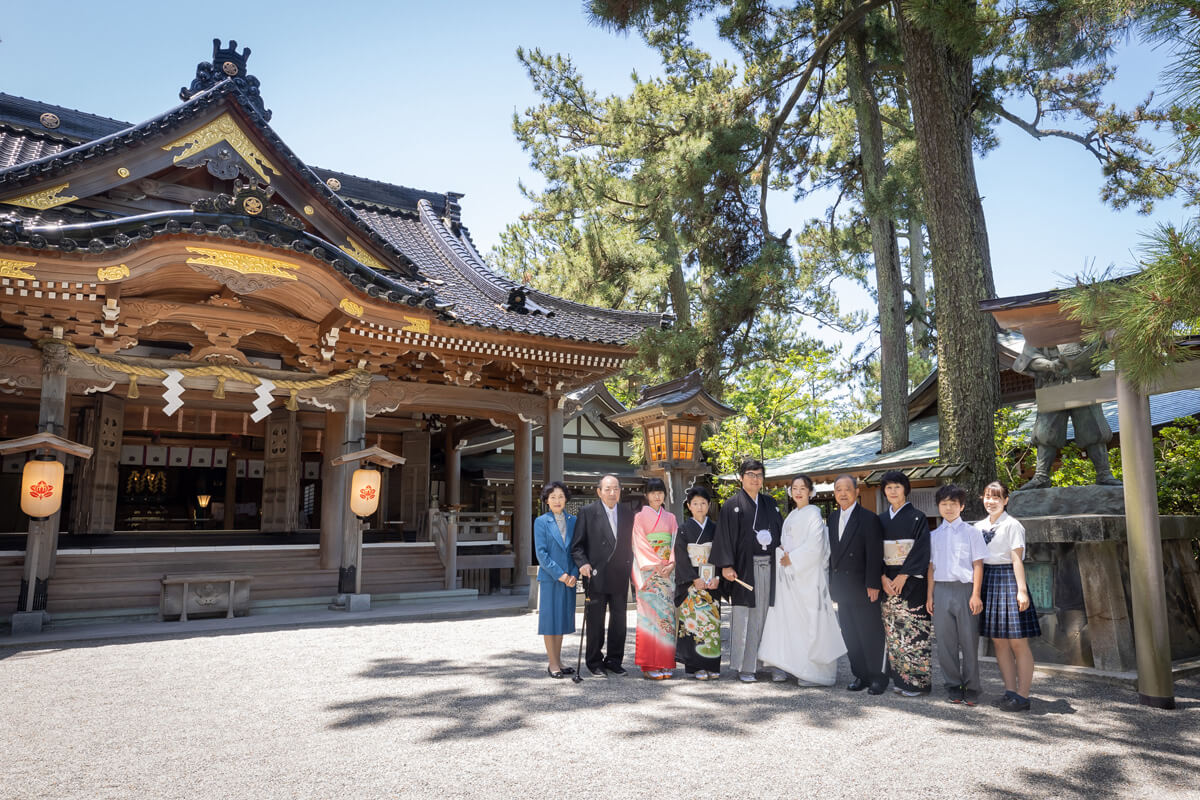 安宅住吉神社で挙げられたお客様の結婚式写真16