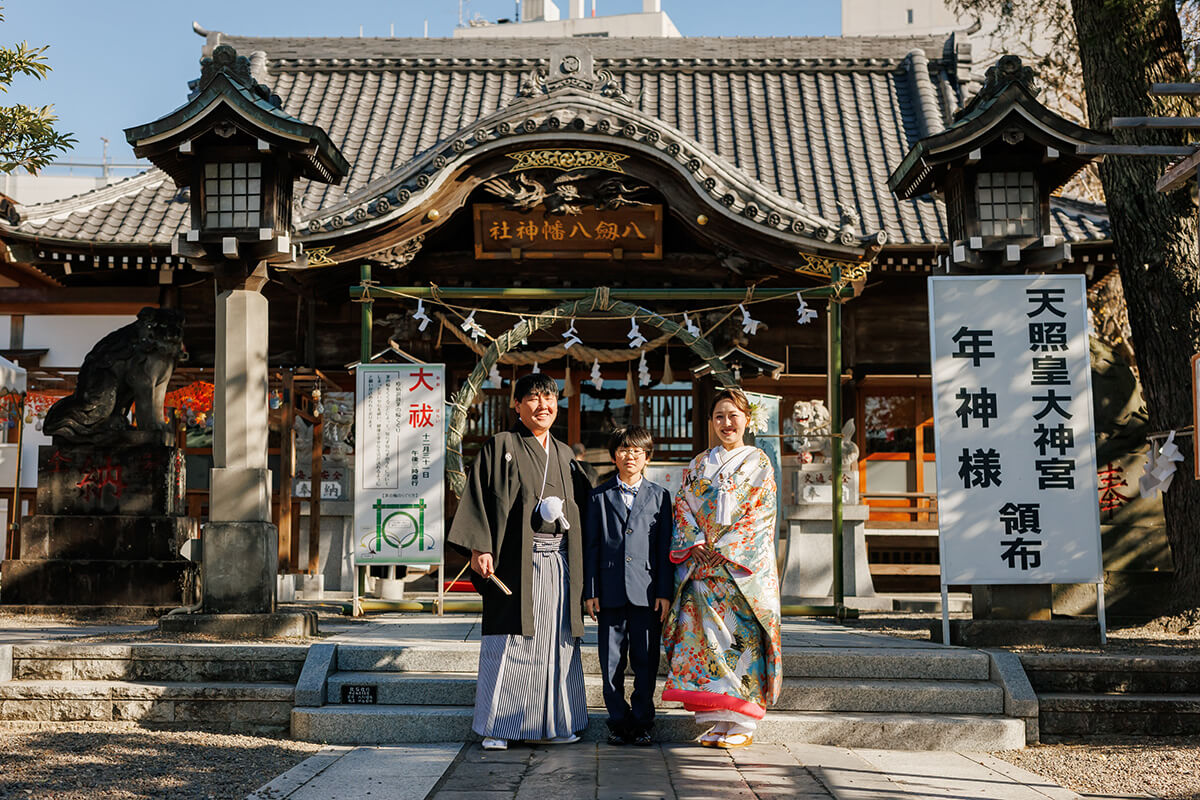 八剱八幡神社で挙げられたお客様の結婚式写真