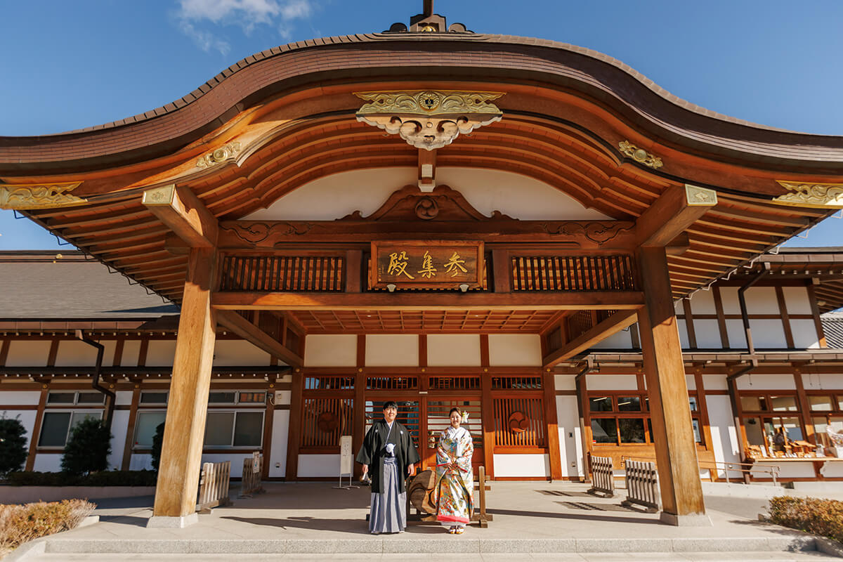 八剱八幡神社で挙げられたお客様の結婚式写真03