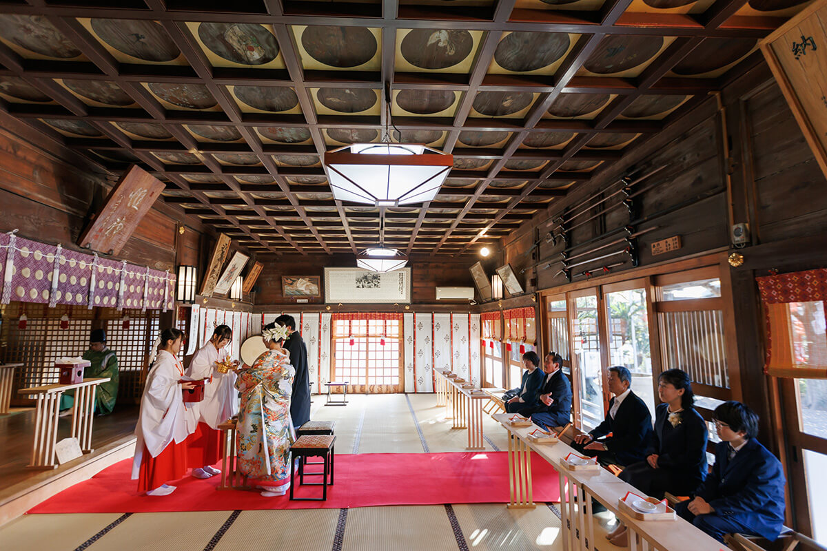 八剱八幡神社で挙げられたお客様の結婚式写真06