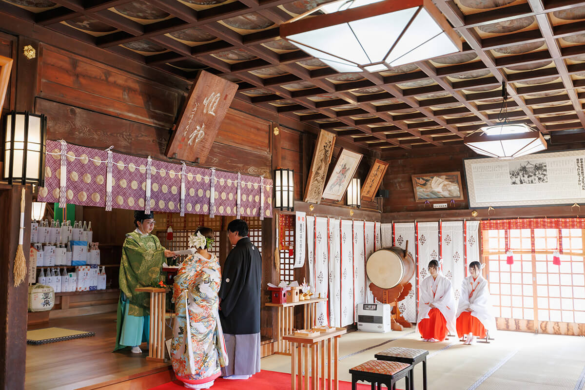八剱八幡神社で挙げられたお客様の結婚式写真08