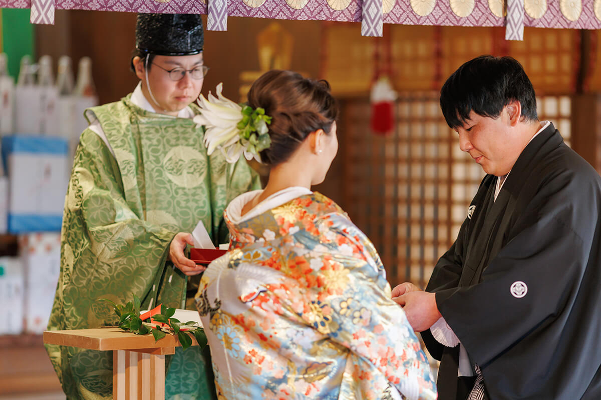 八剱八幡神社で挙げられたお客様の結婚式写真10