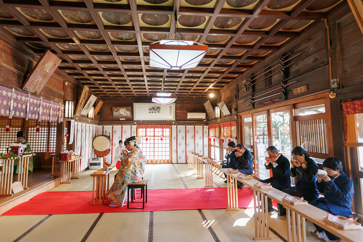 八剱八幡神社で挙げられたお客様の結婚式写真14