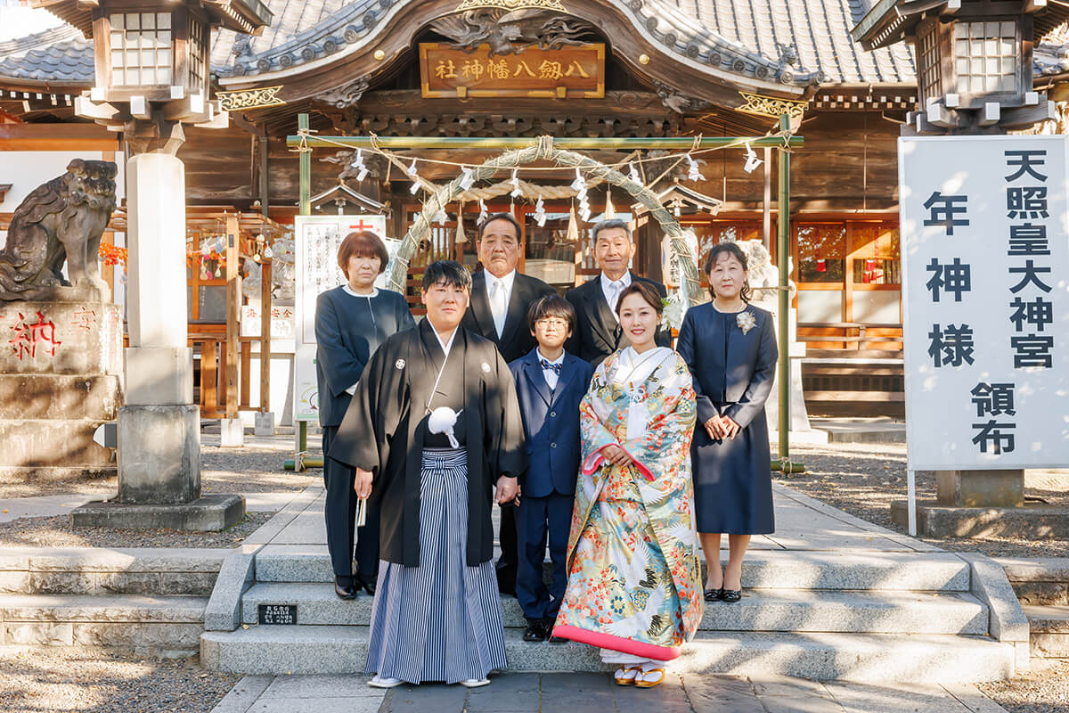 八剱八幡神社で挙げられたお客様の結婚式写真15