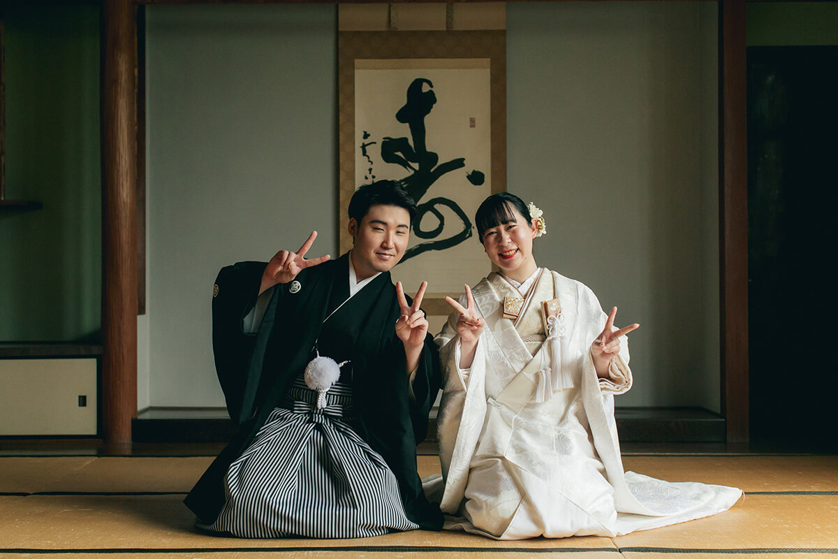 今治城内鎮座 吹揚神社で挙げられたお客様の結婚式写真14