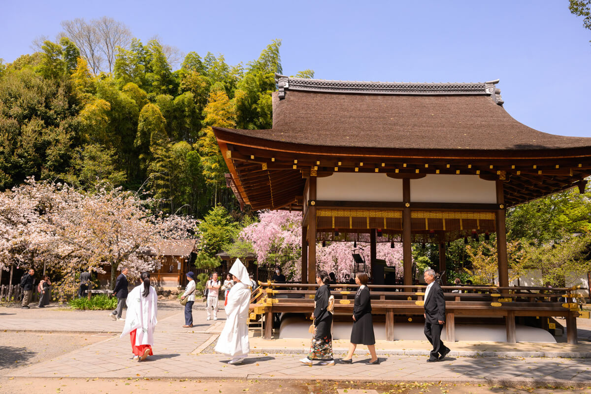 平野神社で挙げられたお客様の結婚式写真03