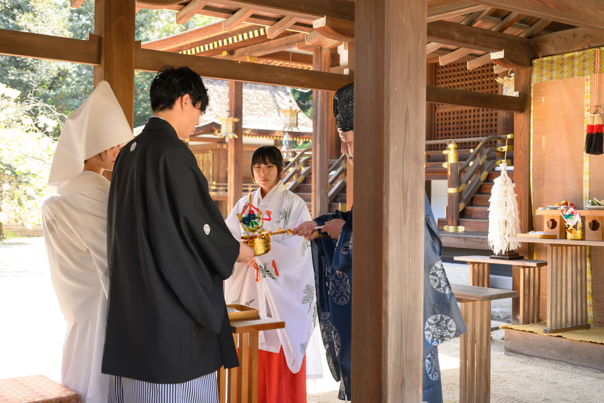平野神社で挙げられたお客様の結婚式写真05