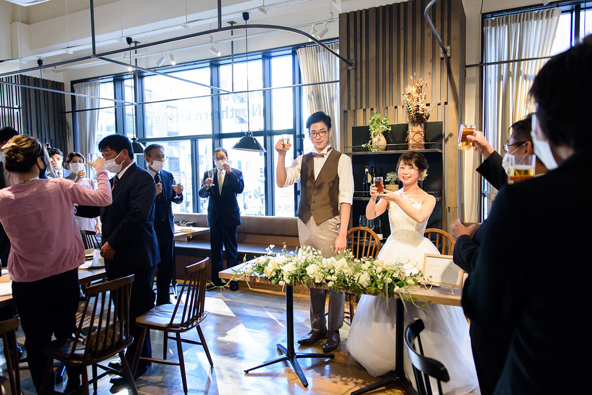 ノーザンキッチン Northern Kitchenで挙げられたお客様の結婚式写真08