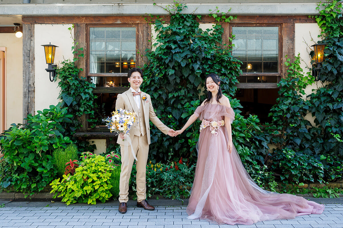 トラットリアカンパニオで挙げられたお客様の結婚式写真