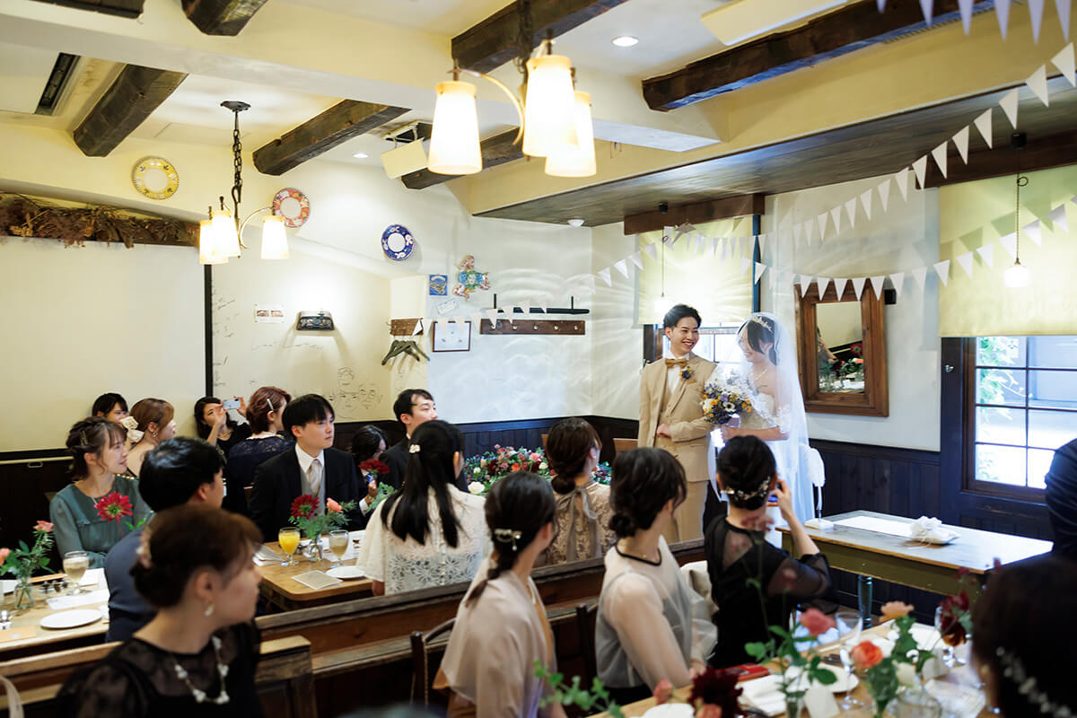 トラットリアカンパニオ TRATTORIA Companioで挙げられたお客様の結婚式写真01