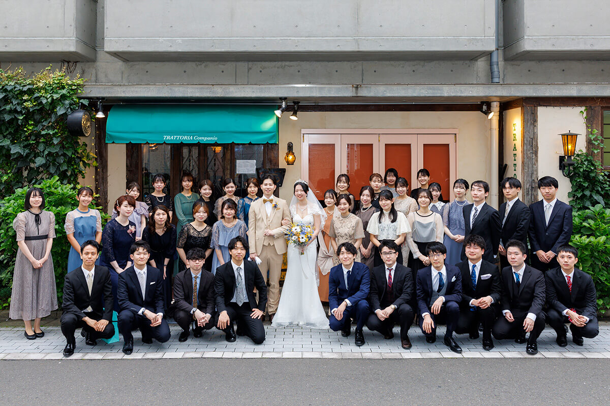 トラットリアカンパニオ TRATTORIA Companioで挙げられたお客様の結婚式写真08