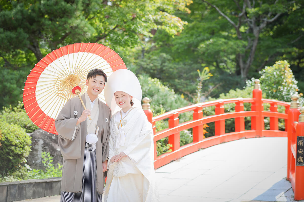 宮城縣護國神社で挙げられたお客様の結婚式写真