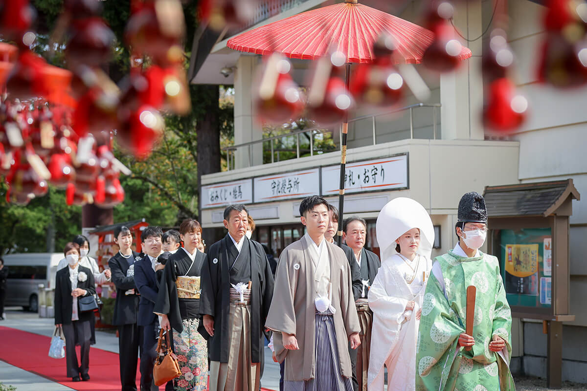 宮城縣護國神社で挙げられたお客様の結婚式写真04