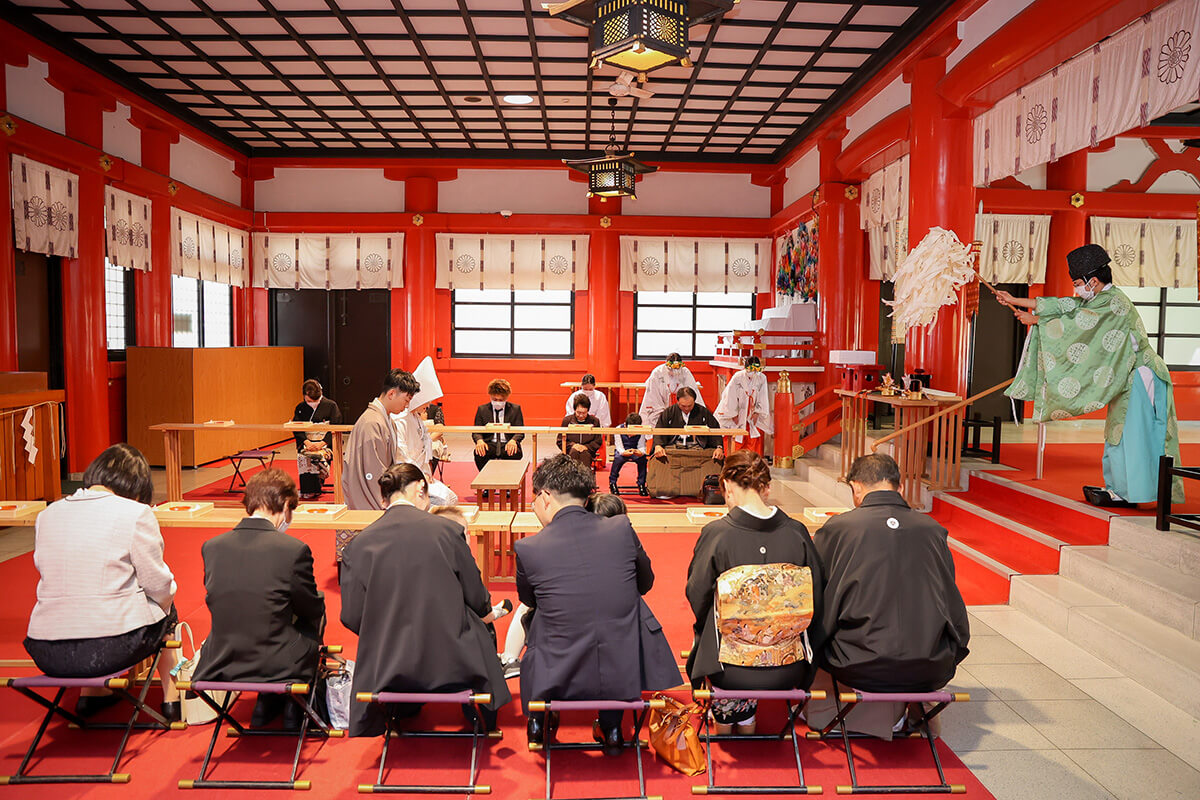 宮城縣護國神社で挙げられたお客様の結婚式写真05