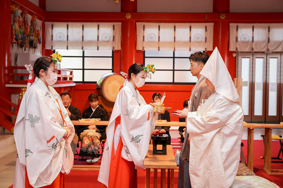 宮城縣護國神社で挙げられたお客様の結婚式写真07