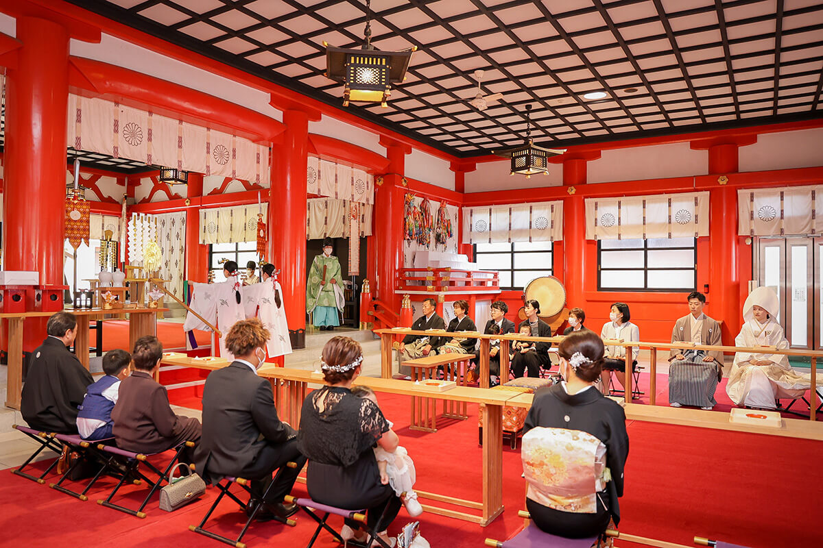 宮城縣護國神社で挙げられたお客様の結婚式写真10