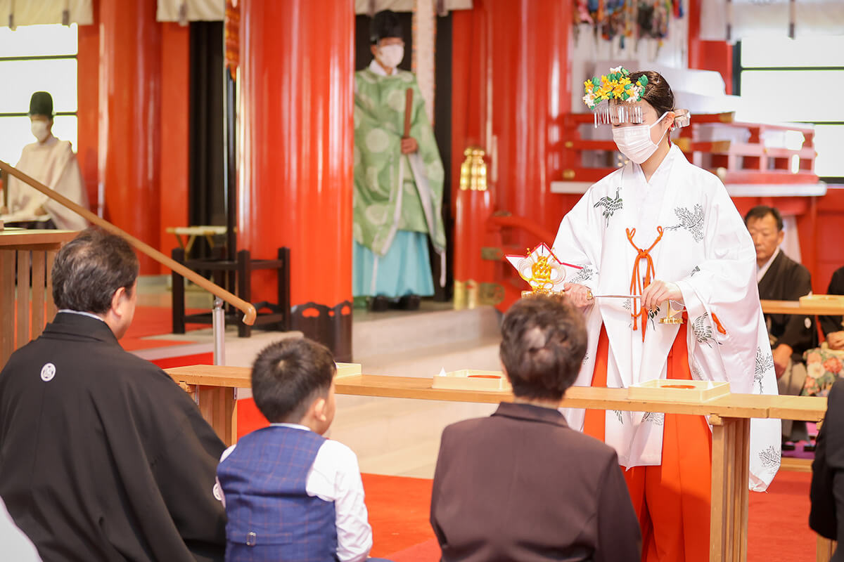 宮城縣護國神社で挙げられたお客様の結婚式写真11
