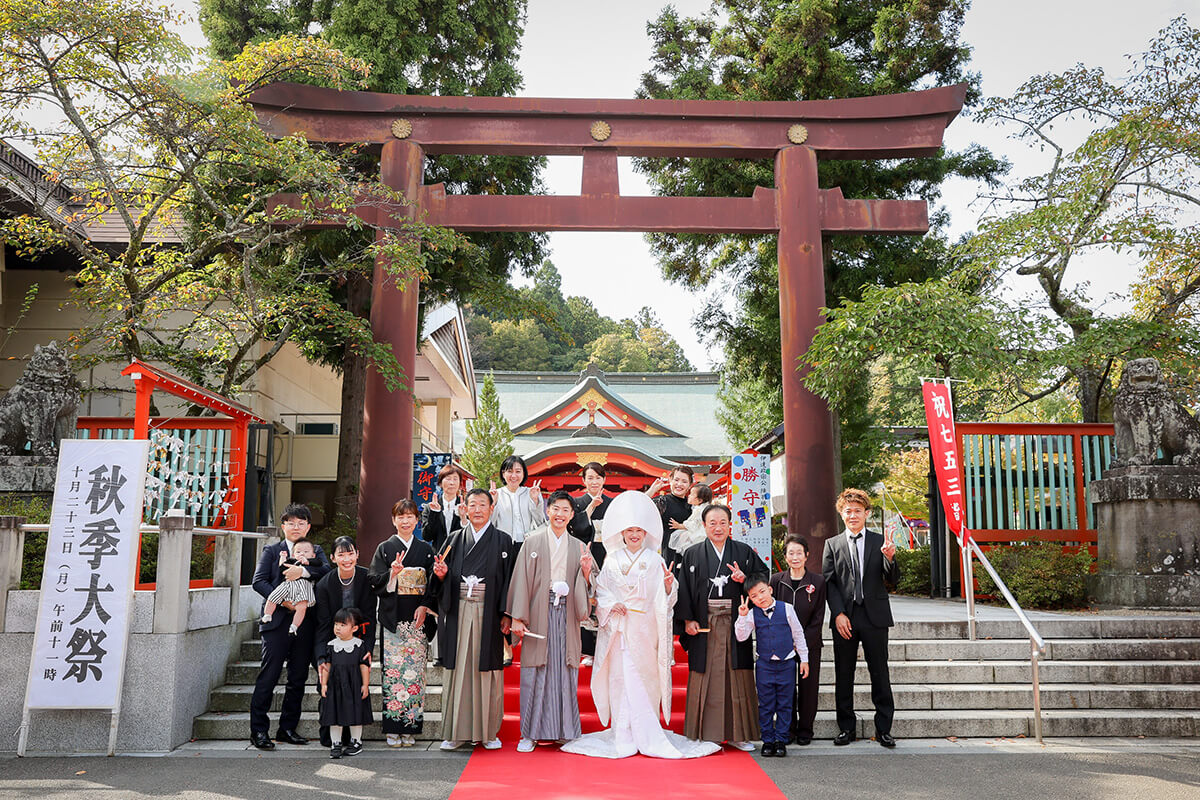 宮城縣護國神社で挙げられたお客様の結婚式写真14