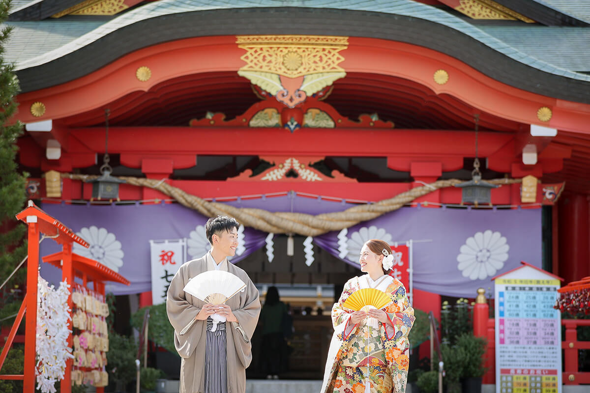 宮城縣護國神社で挙げられたお客様の結婚式写真16