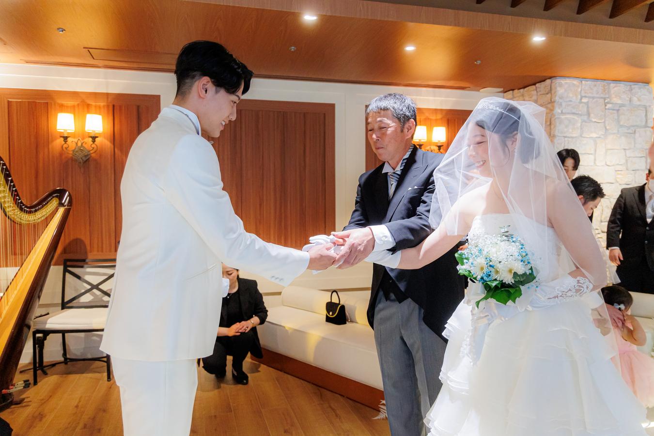 ホテル日航大阪で挙げられたお客様の結婚式写真