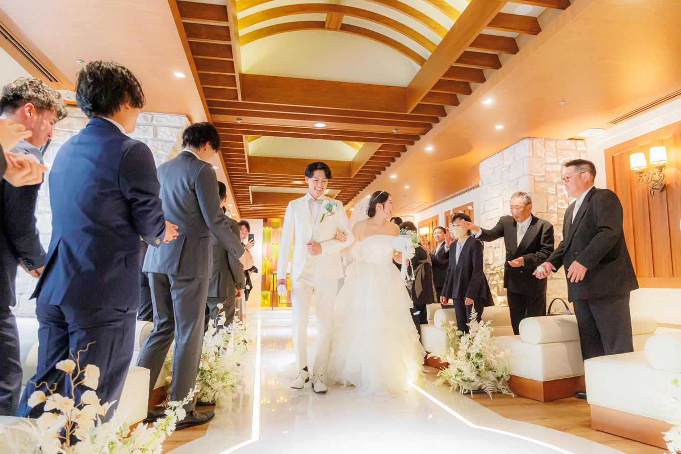 ホテル日航大阪で挙げられたお客様の結婚式写真