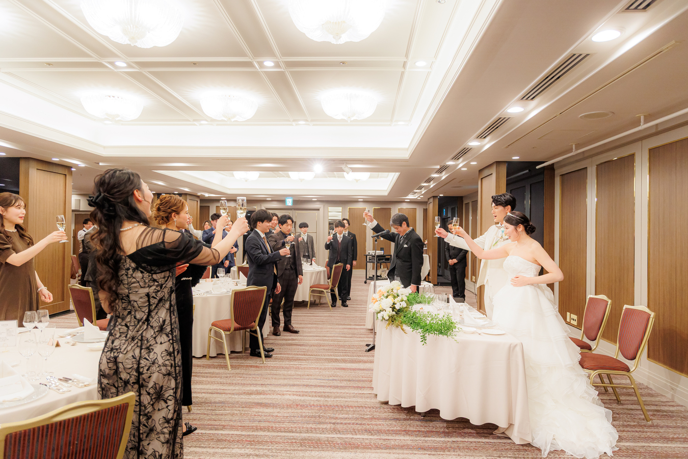 ホテル日航大阪で挙げられたお客様の結婚式写真
