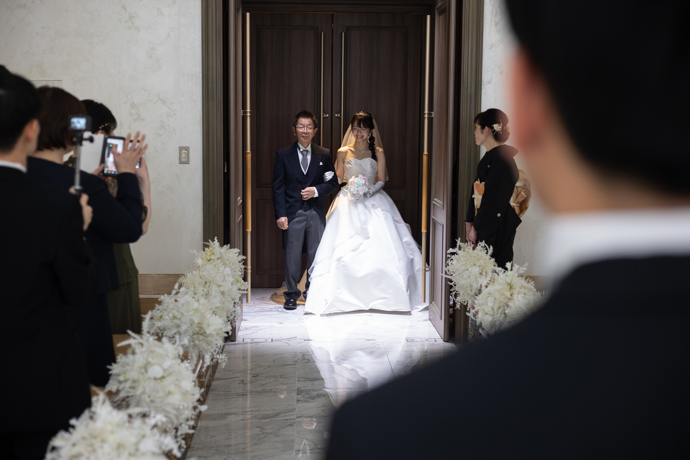 小さな結婚式 大阪ハービスENTチャペルで挙げられたお客様の結婚式写真