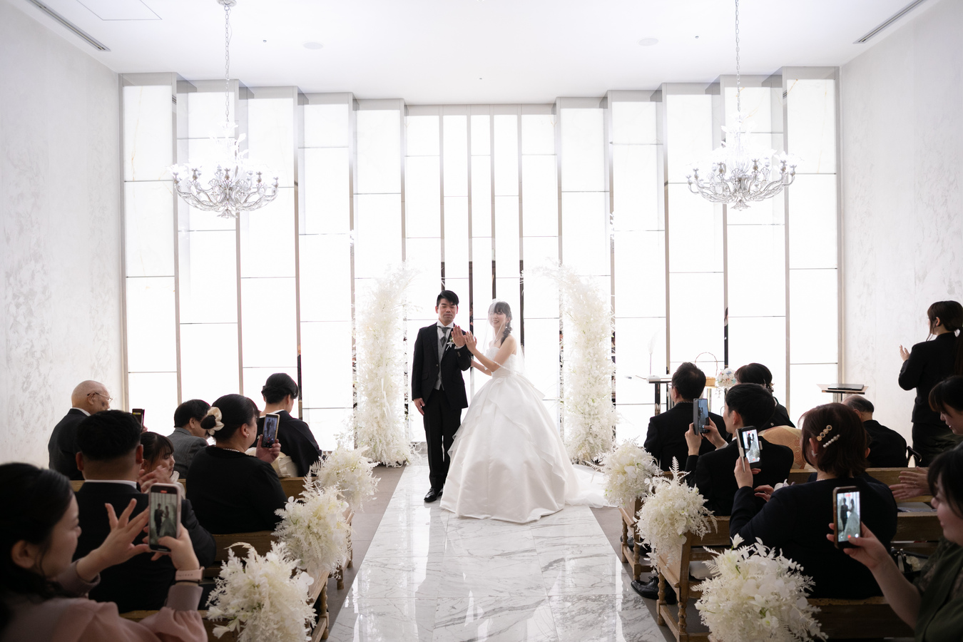 小さな結婚式 大阪ハービスENTチャペルで挙げられたお客様の結婚式写真