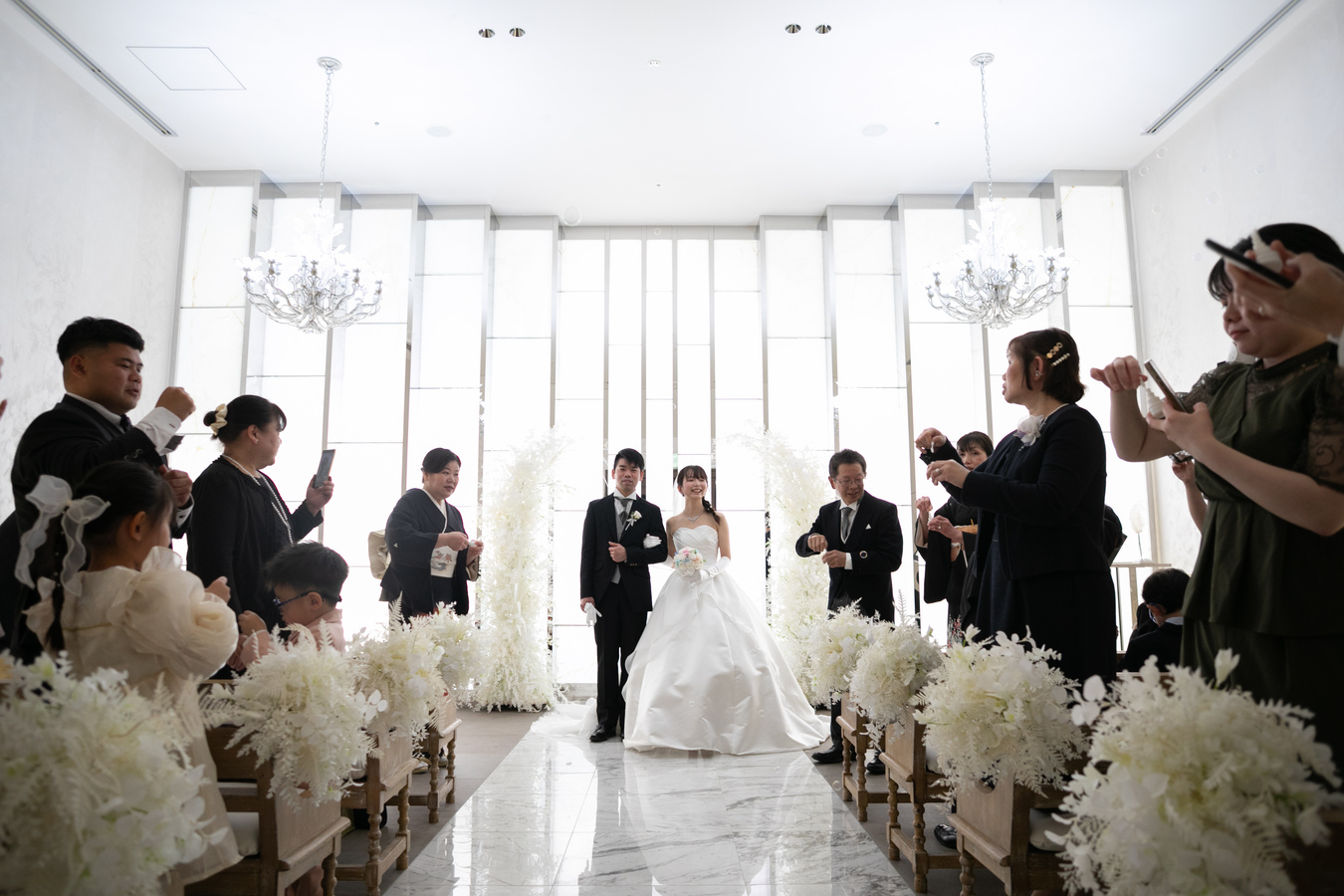 小さな結婚式 大阪ハービスENTチャペルで挙げられたお客様の結婚式写真