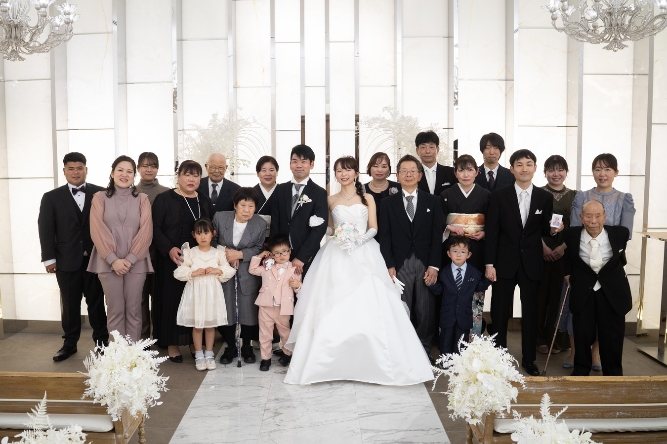 小さな結婚式 大阪ハービスENTチャペルで挙げられたお客様の結婚式写真