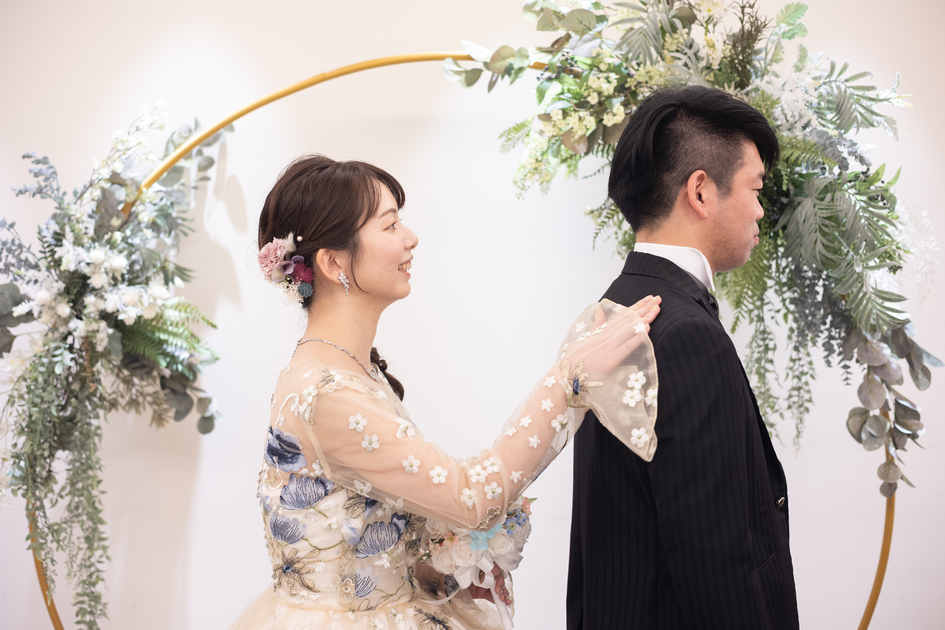 小さな結婚式 大阪ハービスENTチャペルで挙げられたお客様の結婚式写真