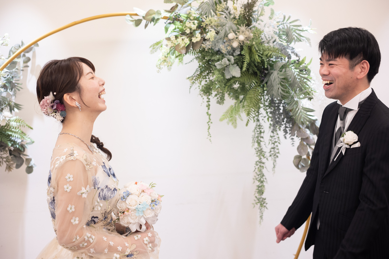 小さな結婚式 大阪ハービスENTチャペルで挙げられたお客様の結婚式写真