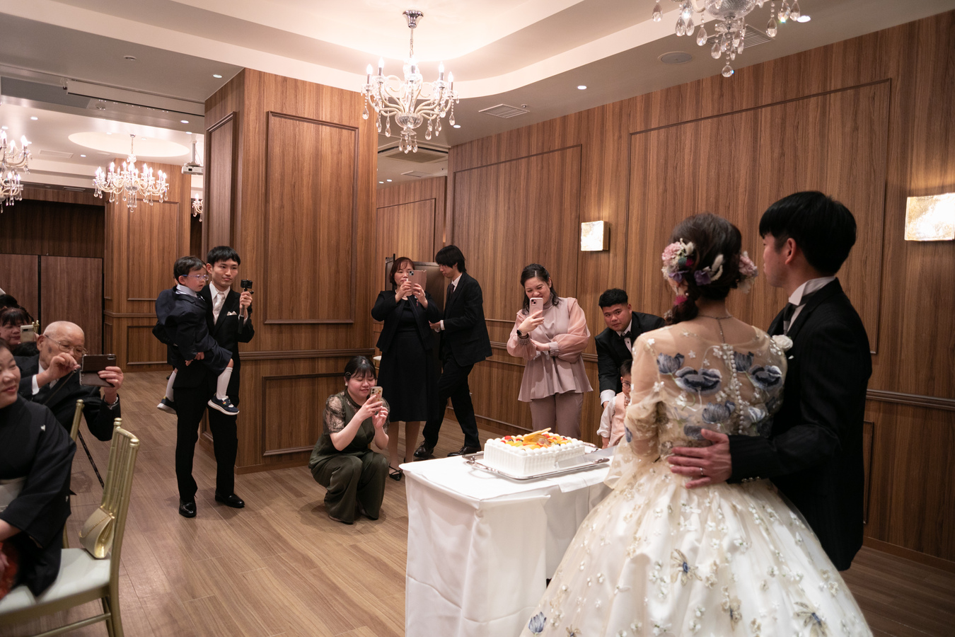 小さな結婚式 大阪ハービスENTチャペルで挙げられたお客様の結婚式写真