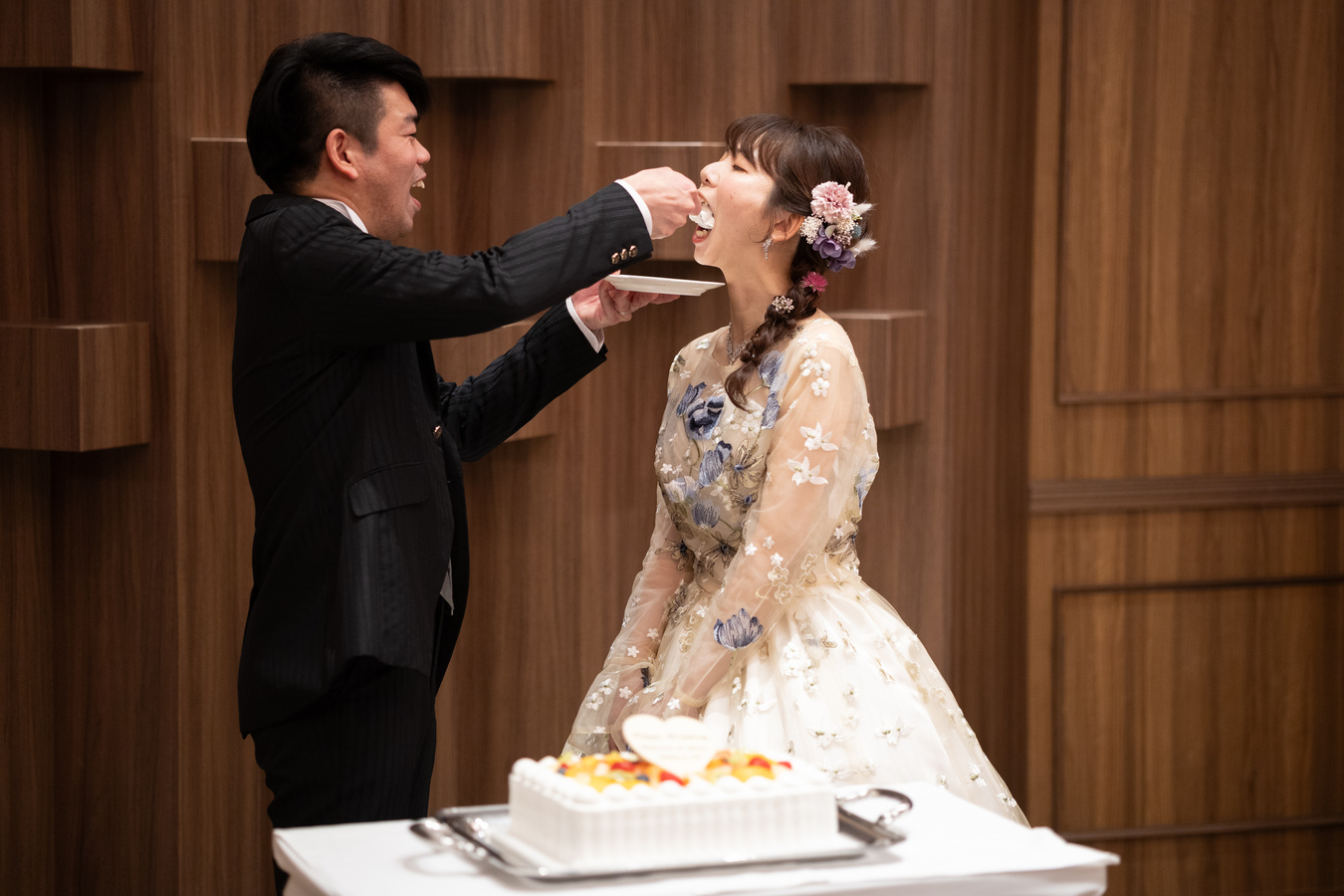 小さな結婚式 大阪ハービスENTチャペルで挙げられたお客様の結婚式写真