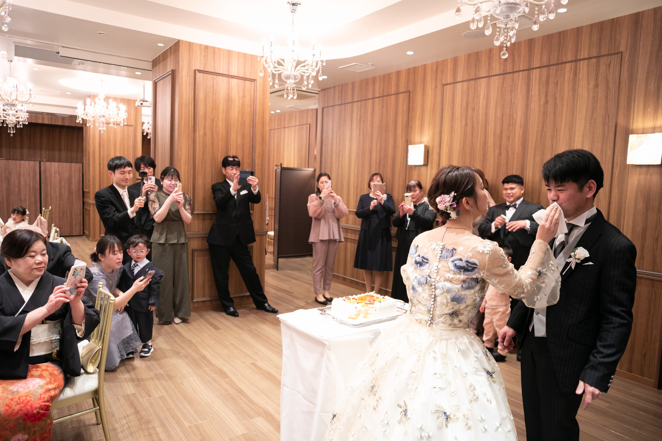 小さな結婚式 大阪ハービスENTチャペルで挙げられたお客様の結婚式写真