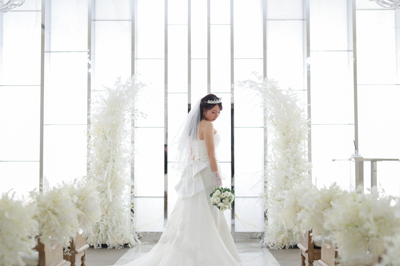 小さな結婚式 大阪ハービスENTチャペルで挙げられたお客様の結婚式写真