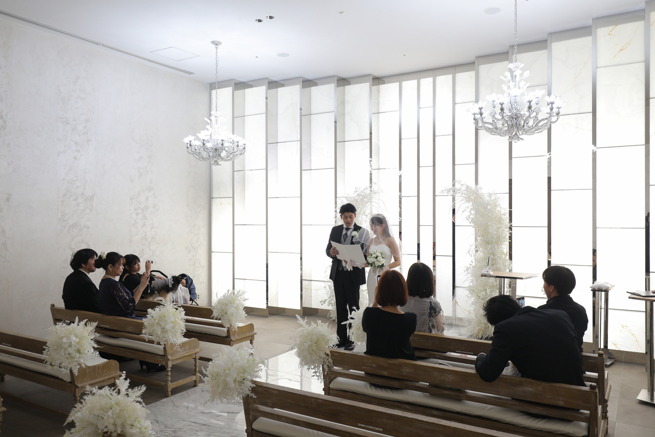 小さな結婚式 大阪ハービスENTチャペルで挙げられたお客様の結婚式写真
