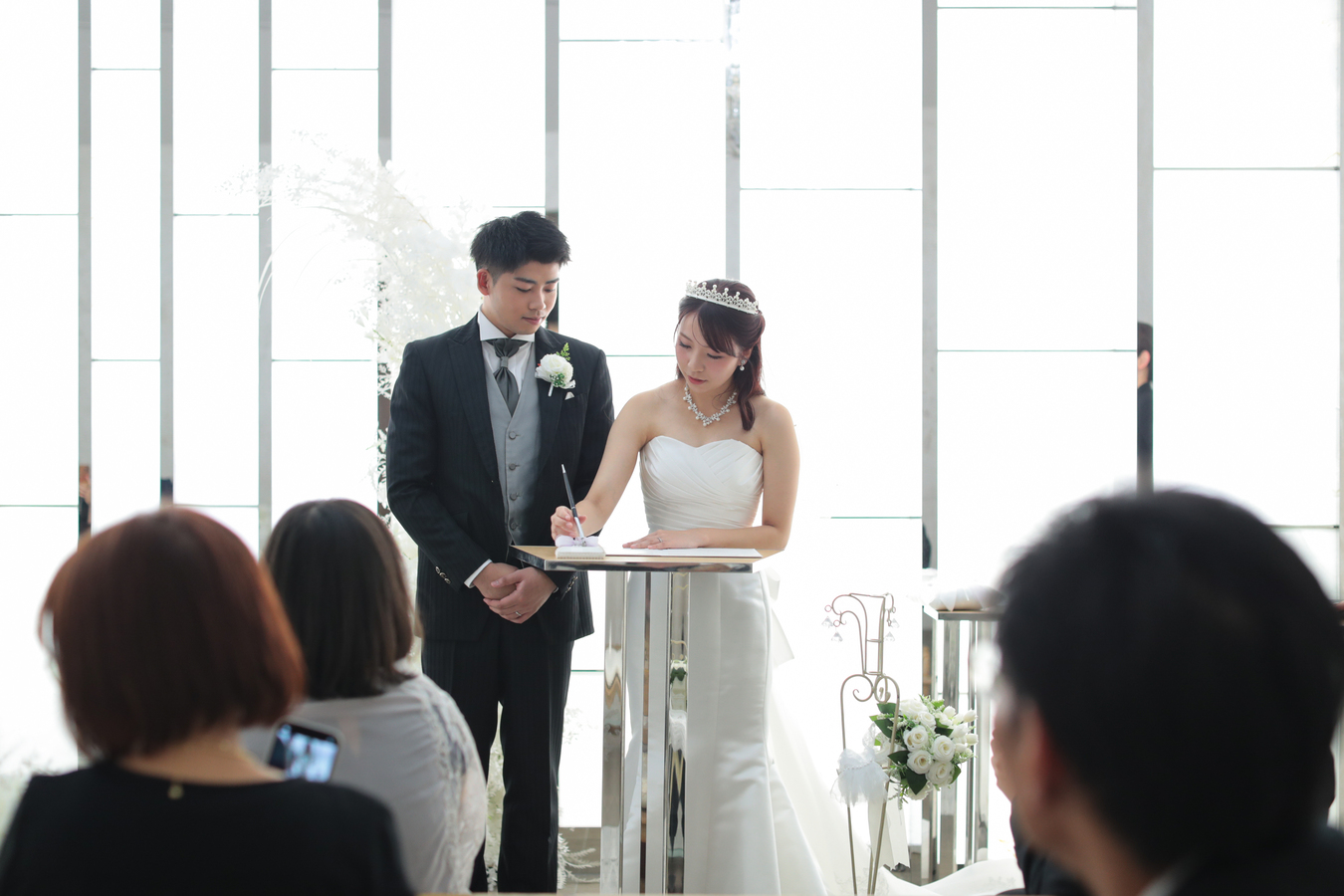 小さな結婚式 大阪ハービスENTチャペルで挙げられたお客様の結婚式写真